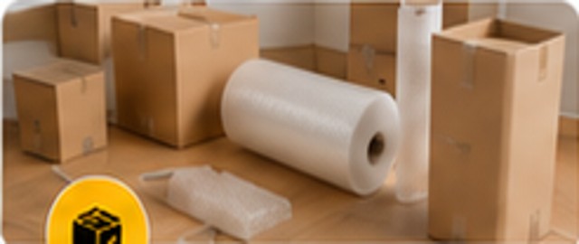 Verpackungsmaterial für Umzug